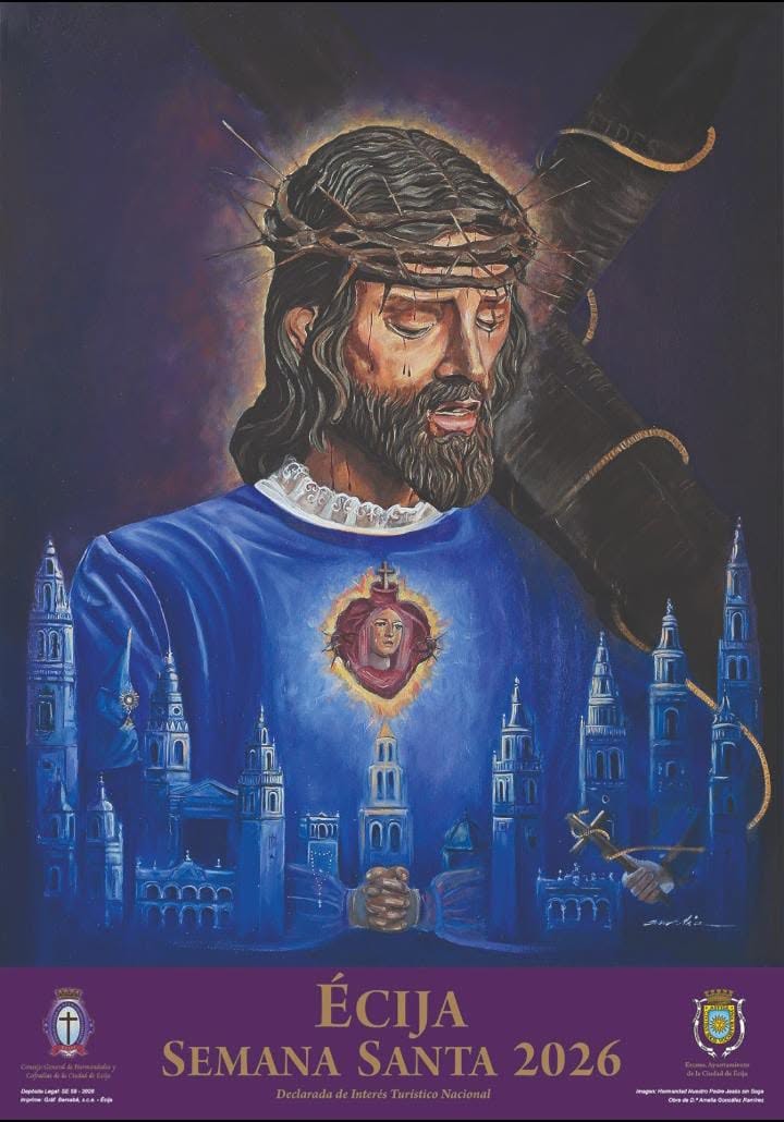 Cartel de Semana Santa en Écija 2026